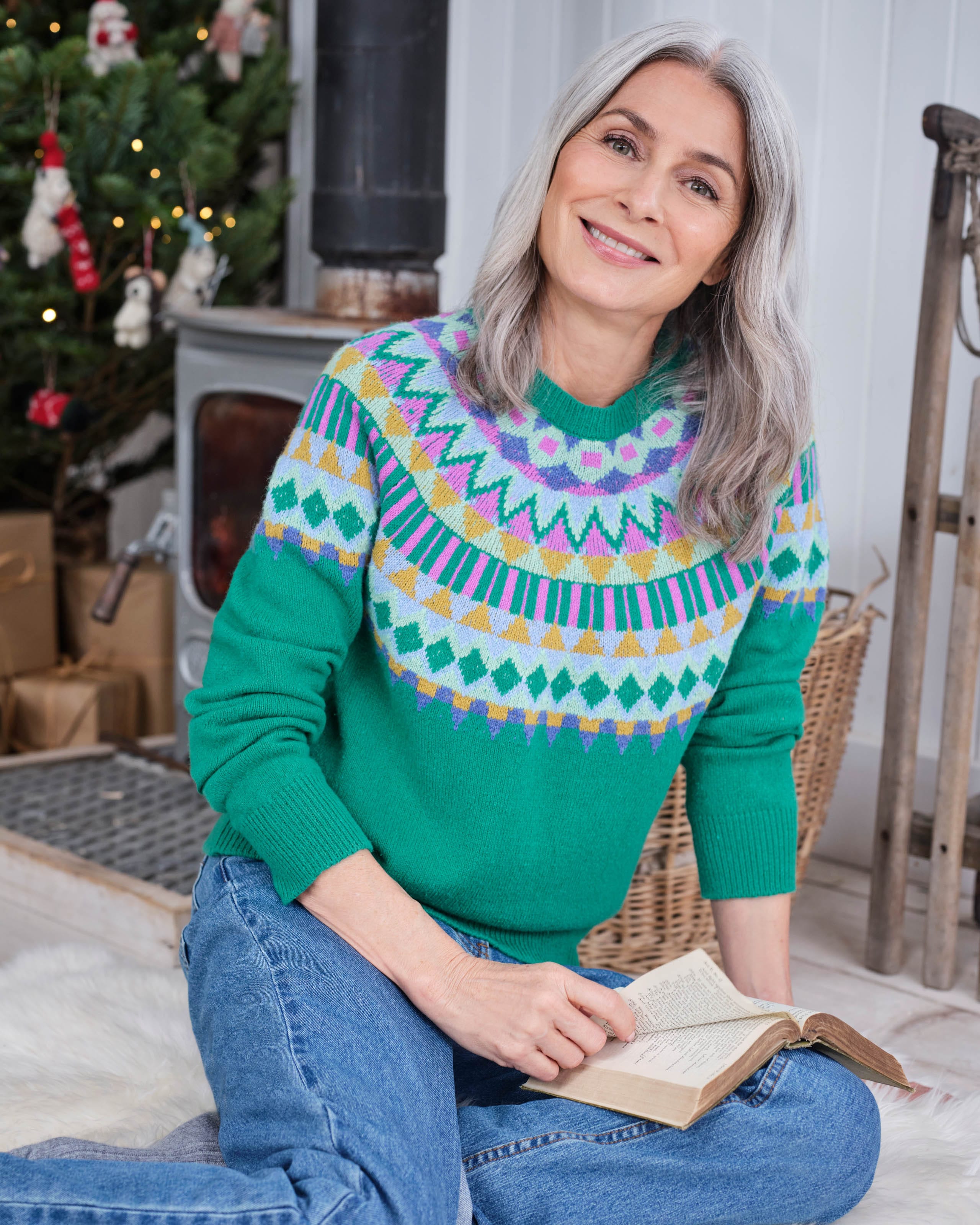 Multi Pullover Mit Geometrischem Muster Woolovers De