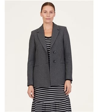 Julissa – Blazer aus recycelter Wolle