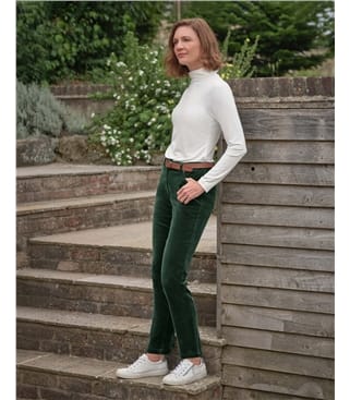 Cordhose aus Bio-Baumwolle für Damen