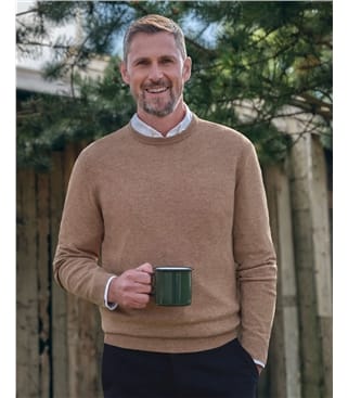 Cashmere Merino Crew Neck Jumper
