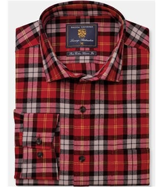 Brushed Cotton Checked Shirt