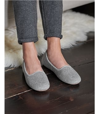 Womens Felt Ballerina Slipper