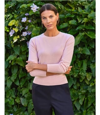 Kurzer Kaschmirpullover