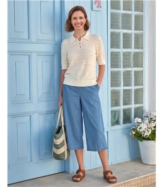 Chambray Culottes
