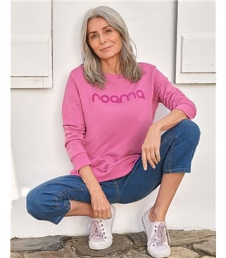 Keswick Organic Cotton Embroidered Sweatshirt