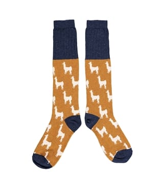 Ladies Lambswool Knee Socks