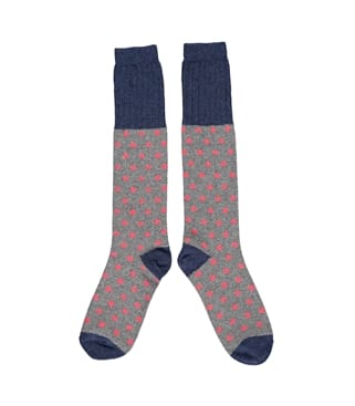 Ladies Lambswool Knee Socks