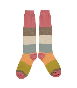 Ladies Lambswool Knee Socks