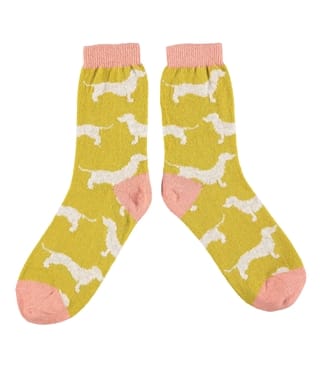 Ladies Lambswool Ankle Socks