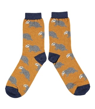 Mens Lambswool Ankle Socks