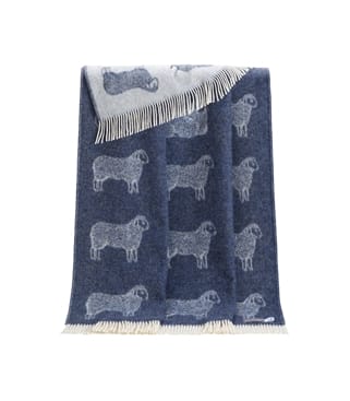 Pure Wool Animal Throw