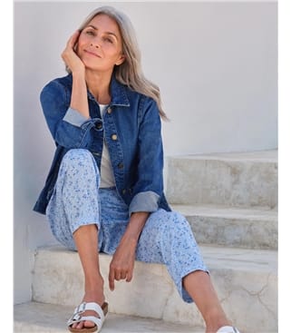 Veste en denim - Femme - Pur Coton