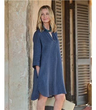 Open Collar Relaxed Tunic