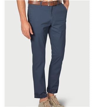 Barrington Garment Washed Classic Fit Chino Trouser