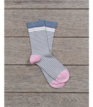 Womens Bamboo Stripe Sock
