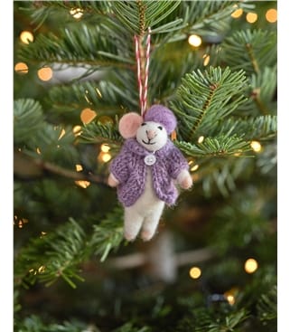 Martha Mouse Christmas Decoration