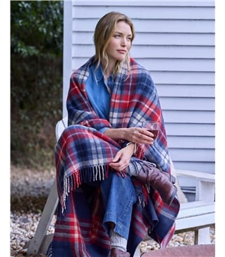 Traditional Pure Wool Throw