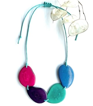 Four Bead Tagua Necklace