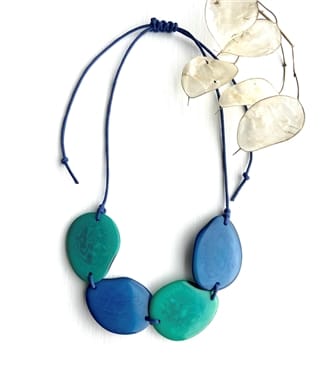 Four Bead Tagua Necklace