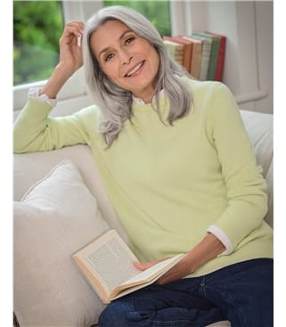 Womens Lambswool Crew
