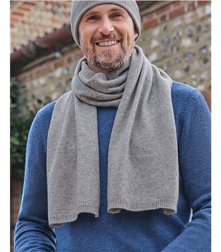 Mens Cashmere Merino Scarf