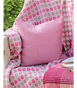 Cotton Grid Cushion