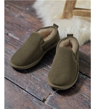 Chaussons - Homme - Peau de mouton