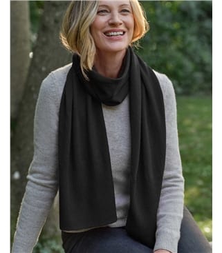 Cashmere Merino Rippenschal