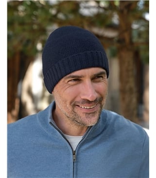 Bonnet en laine d'agneau essentiel pour hommes
