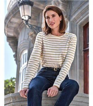 Long Sleeve Button Detail Top