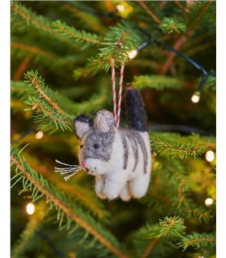 Carly Kitty Cat Christmas Decoration