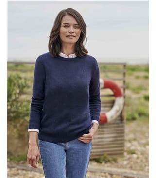 Cashmere roundneck outlet sweater