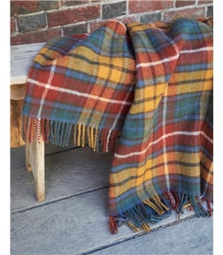 Traditional Pure Wool Throw