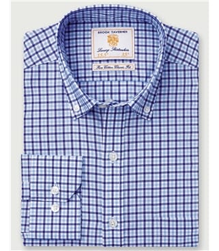 Business Casual Royal Oxford Check Shirts