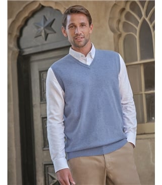Mens Cashmere Slipover