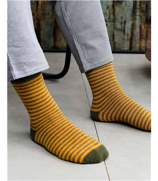 Mens Lambswool Ankle Socks
