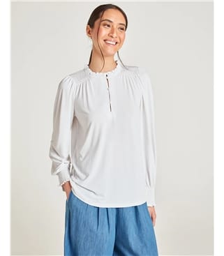 Sana - Jersey-Bluse aus Modal-Mischgewebe