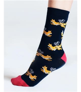 Bess Fox Bamboo Socks