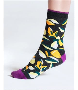 Isabel Floral Bamboo Socks
