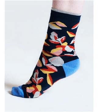 Isabel Floral Bamboo Socks