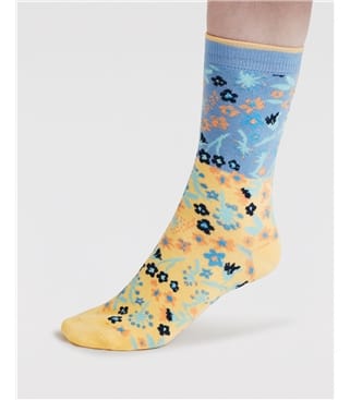 Daisy Ditsy Floral Organic Cotton Socks