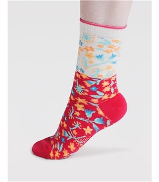 Daisy Ditsy Floral Organic Cotton Socks