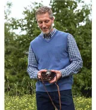 Mens Classic Lambswool Slipover