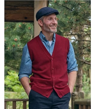 Mens Lambswool Waistcoat