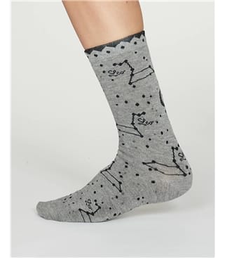 Socken mit Bambusviskose, Sternzeichen
