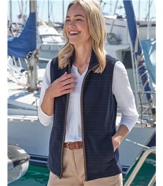 Gilet en molleton de coton grec