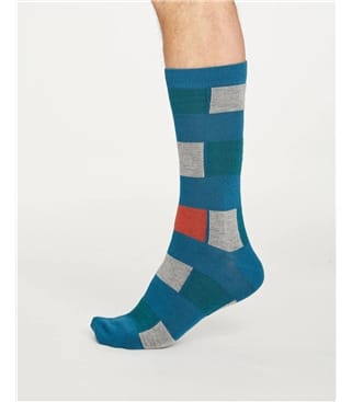 Geo Stripe Socks