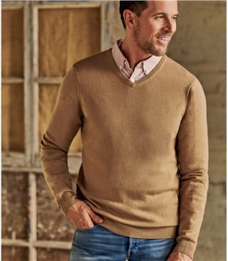 camel brown sweater