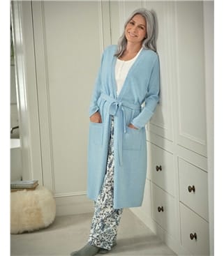 Morgenmantel aus Kaschmir & Merinowolle für Damen