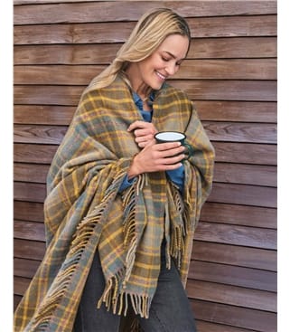 Traditionelle Decke aus reiner Wolle